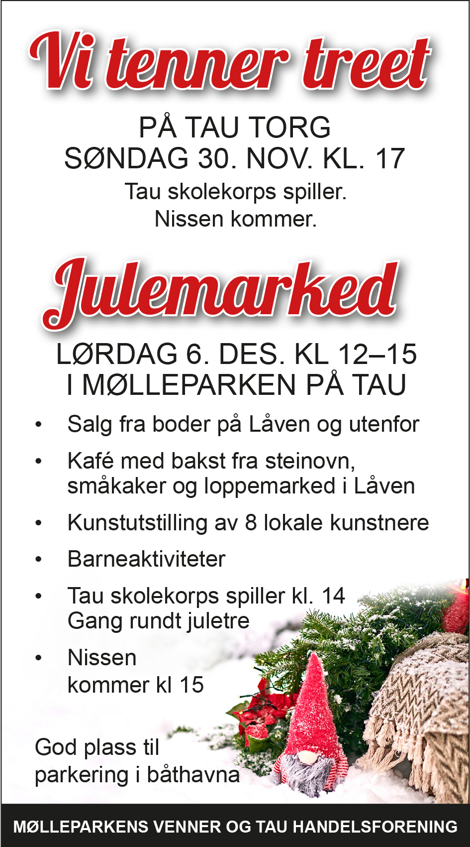 Julemarked i Mølleparken