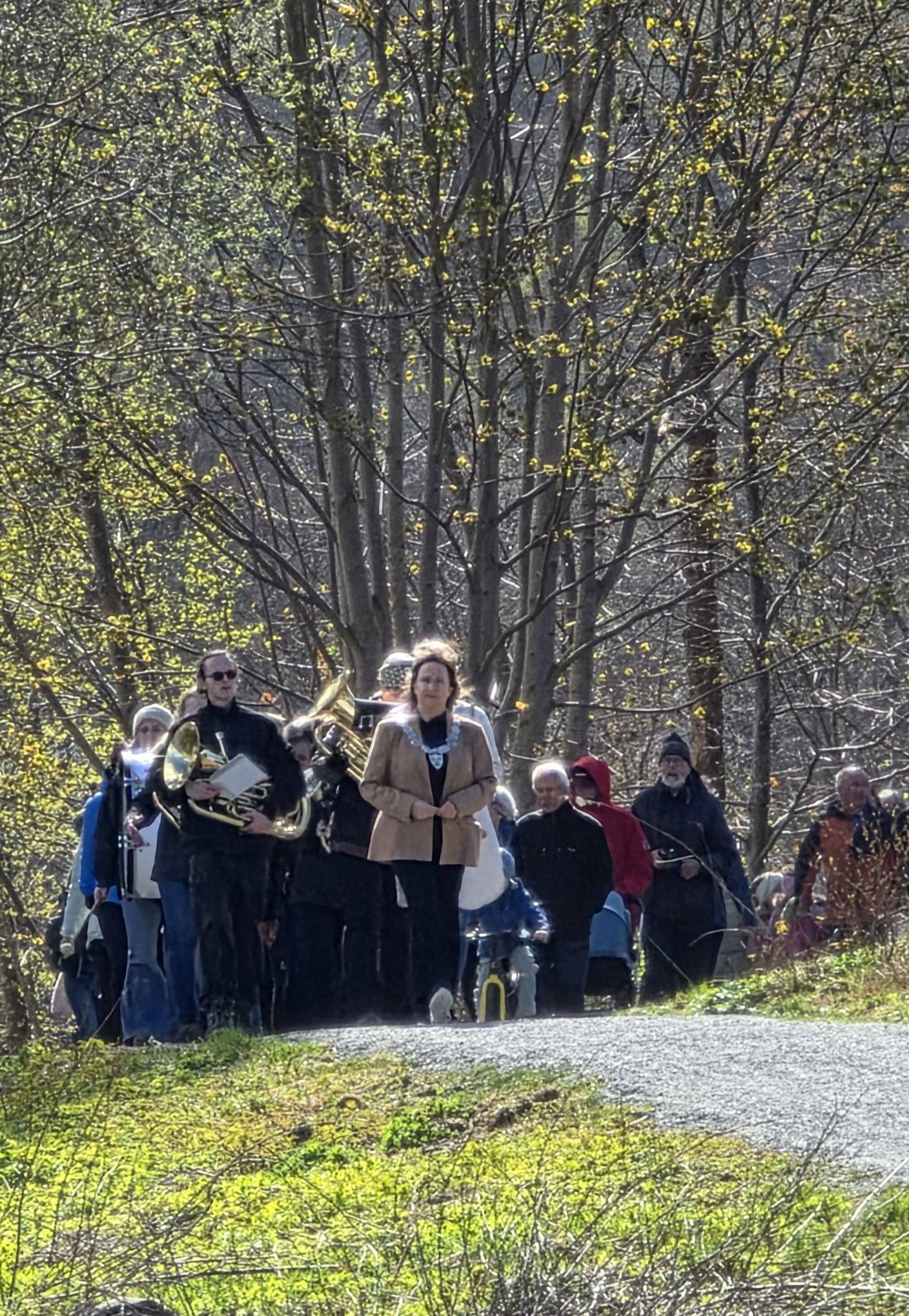 Åpning av ny turvei ble feiret i Mølleparken